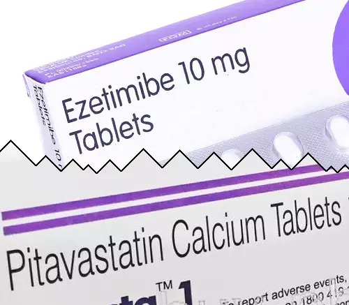 Ezetimibe vs Pitavastatina