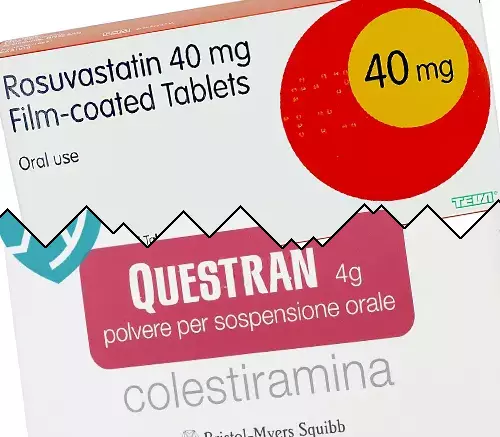 Rosuvastatina vs Questran